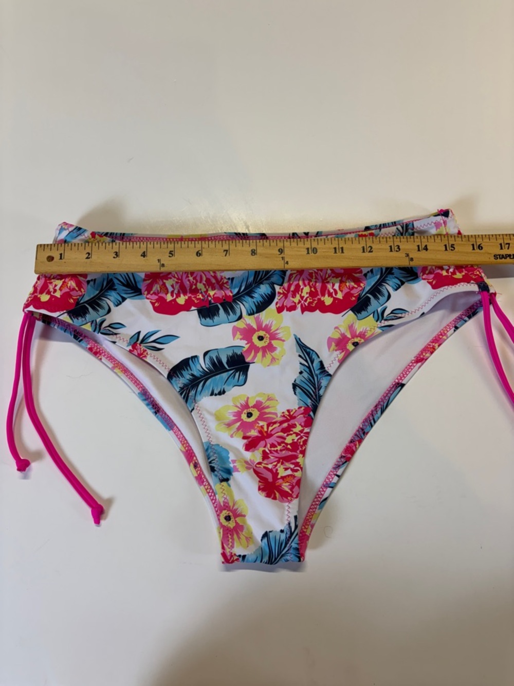 Beachsissi Floral Bikini Women XL Tropical Side Tie Swim Bottom - Picture 4 of 6